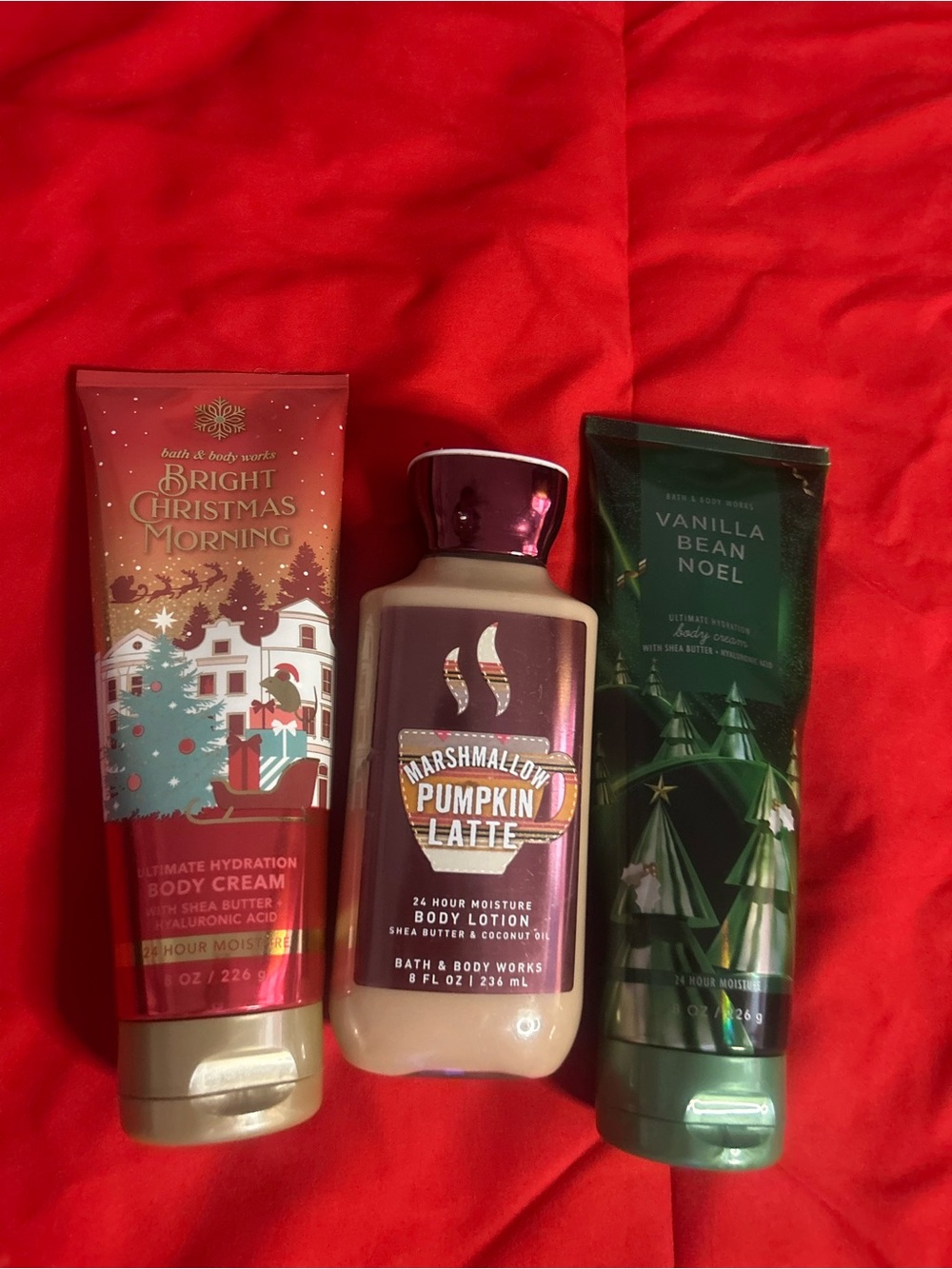 Bath & Body Works Marshmallow Pumpkin Latte Body Lotion - Brown & Gold Accents